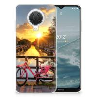 Nokia G20 | G10 | Silliconen Back Cover | Amsterdamse Grachten