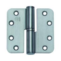 BSW kogelstiftpaumelle - BB 807 GV RD - 89x89x3 mm - draairichting 2 - afgeronde hoeken - gegalvaniseerd