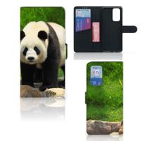OnePlus 9 Pro | Telefoonhoesje | Met pasjeshouder | Panda