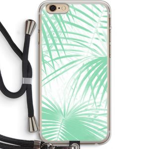 Palmbladeren: iPhone 6 PLUS / 6S PLUS Transparant Hoesje met koord