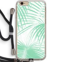 Palmbladeren: iPhone 6 PLUS / 6S PLUS Transparant Hoesje met koord