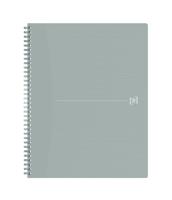 Spiraalblok oxf origin a4+ lijn 140pag 80gr grijs | 5 stuks