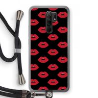 Lips: Xiaomi Redmi 9 Transparant Hoesje met koord