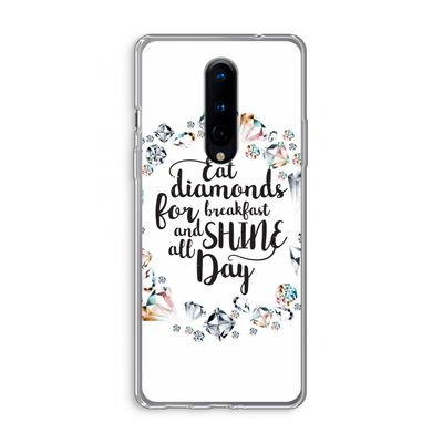 Diamonds: OnePlus 8 Transparant Hoesje
