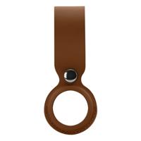 Xccess PU Leather Airtag Loop Brown