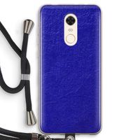 Majorelle Blue: Xiaomi Redmi 5 Transparant Hoesje met koord