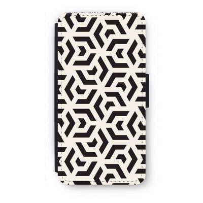 Crazy pattern: iPhone 7 Plus Flip Hoesje