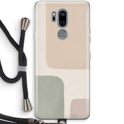 Geo #7: LG G7 Thinq Transparant Hoesje met koord