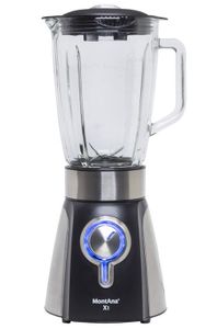 Montana X1 blender Blender voor op aanrecht 1000 W Zwart