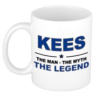 Kees The man, The myth the legend cadeau koffie mok / thee beker 300 ml - thumbnail