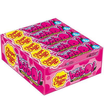 Chupa Chups - Big Babol Tutti Frutti - 20x 6 stuks