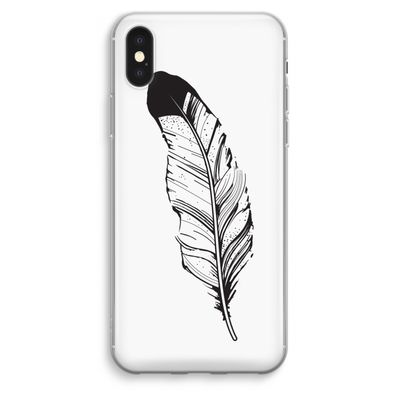 Pluim: iPhone XS Max Transparant Hoesje