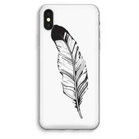 Pluim: iPhone XS Max Transparant Hoesje