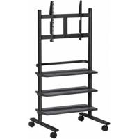 Vogel's PB 175 DISPLAY TROLLEY 175CM CBNT 55 Portable flat panel floor stand Zwart