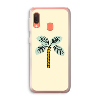 Palmboom: Samsung Galaxy A20e Transparant Hoesje