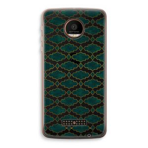 Moroccan tiles: Motorola Moto Z Force Transparant Hoesje