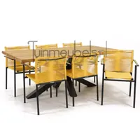 Tuinstoel Jakarta lemon met Spectral tafel 200 cm - thumbnail