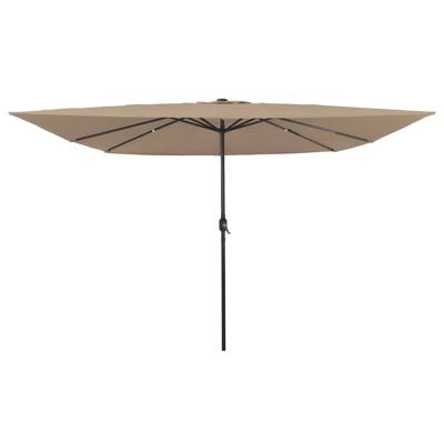 Tuinparasol Taupe en Zwart 295 x 295 x 245 cm