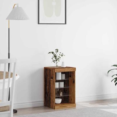 Dressoir Oud hout 41 x 37 x 67 cm Bewerkt hout