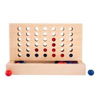 Houten Vier op een Rij-spel Houten Vier op een Rij-spel