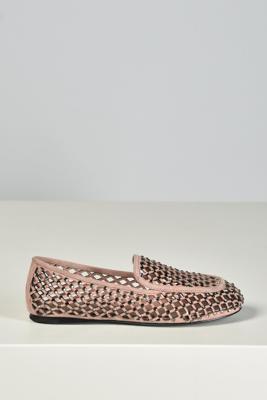 Lola Cruz loafers 097Z30BK nude