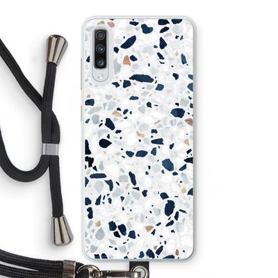 Terrazzo N°1: Samsung Galaxy A70 Transparant Hoesje met koord