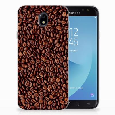 Samsung Galaxy J7 2017 | J7 Pro | Siliconen Case | Koffiebonen