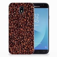 Samsung Galaxy J7 2017 | J7 Pro | Siliconen Case | Koffiebonen