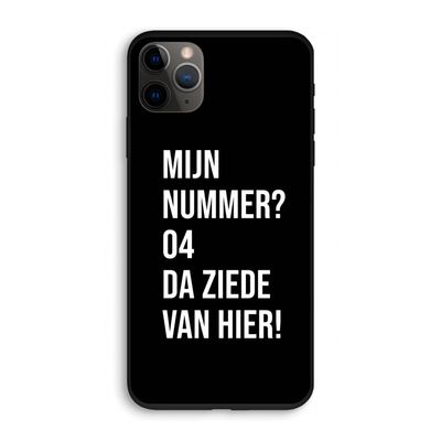 Da ziede van hier - Zwart: iPhone 11 Pro Biologisch afbreekbaar hoesje
