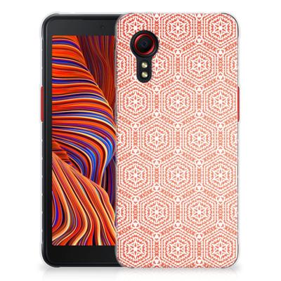 Samsung Galaxy Xcover 5 | TPU bumper | Pattern Orange