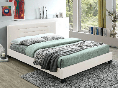 Tweepersoonsbed DARIUS 180x200 cm beige