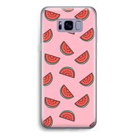 Watermeloen: Samsung Galaxy S8 Transparant Hoesje