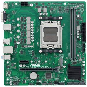 Asus PRO A620M-DASH-CSM Moederbord Socket AMD AM5 Vormfactor Micro-ATX Moederbord chipset AMD® A620