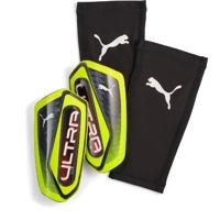 PUMA Ultra Flex Sleeve Scheenbeschermers Neongeel Rood Zwart