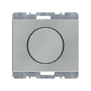 Berker K5 dimmer met draaiknop voor gloeilampen (60-600w) edelstaal