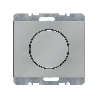 Berker K5 dimmer met draaiknop voor gloeilampen (60-600w) edelstaal