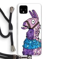 Lama: Pixel 4 XL Transparant Hoesje met koord