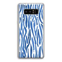 Blauwe nerven: Samsung Galaxy Note 8 Transparant Hoesje