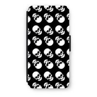 Musketon Skulls: iPhone 7 Flip Hoesje