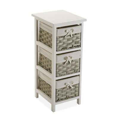 Multifunctionele ladekast Versa Pompei 29 x 62 x 25 cm Wit