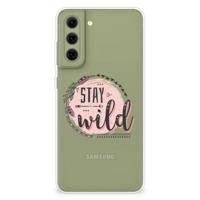 Samsung Galaxy S21FE Telefoonhoesje met Naam Boho Stay Wild Samsung Galaxy S21FE Telefoonhoesje met Naam Boho Stay Wild