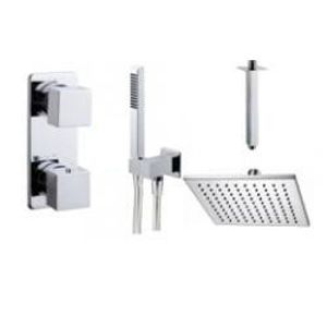 Wiesbaden one-pack inbouwthermostaatset vierk.type 7