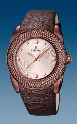 Horlogeband Festina F16591-C Leder Bruin 24mm