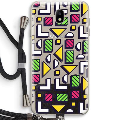 8-bit N°4: Samsung Galaxy J7 (2017) Transparant Hoesje met koord