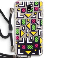 8-bit N°4: Samsung Galaxy J7 (2017) Transparant Hoesje met koord
