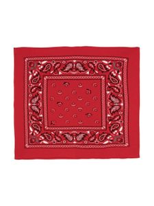 Barrie bandana-print scarf - Rouge