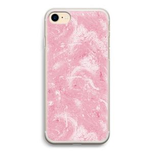 Abstract Painting Pink: iPhone 7 Transparant Hoesje