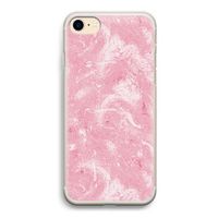 Abstract Painting Pink: iPhone 7 Transparant Hoesje