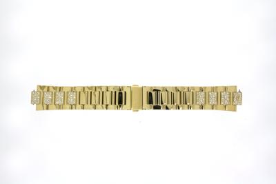 Horlogeband Smartwatch Michael Kors MKT5146 / DW13M2 Staal Doublé 22mm