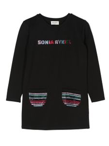 SONIA RYKIEL ENFANT robe à ornements - Noir